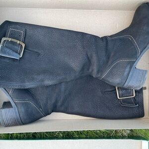 Paul Green Black Knee-High Boots